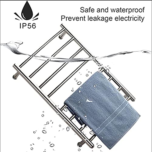 Sèche-serviettes électrique 65W économique pour linge humide mural - 5
