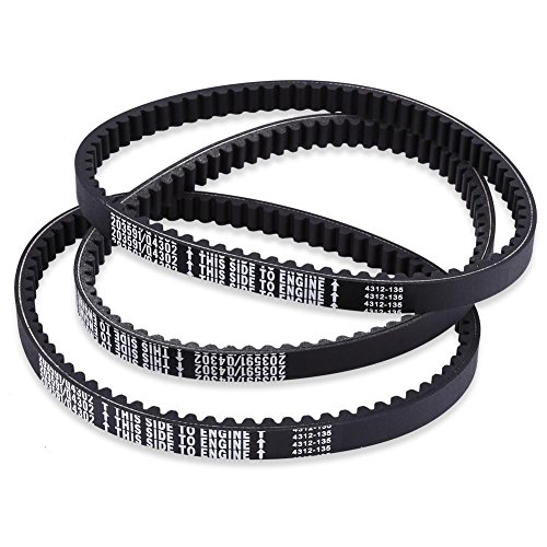 Correas de transmisin del motor de 3 piezas Go Kart, correas de transferencia de goma para cinturones de embrague de Yerf-Dog Go Karts 203591-Q43203W-10052