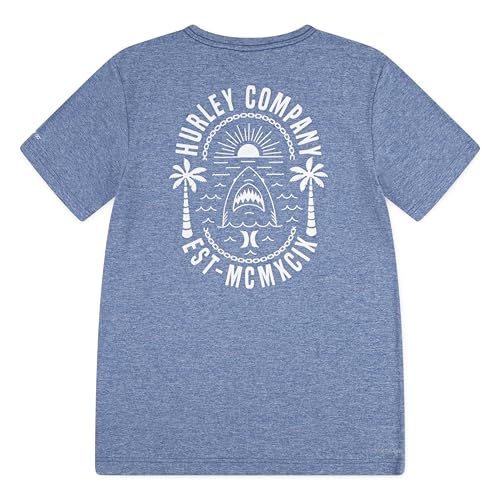 Image of Hurley Boys' Icon UPF 50+ Rash Guard Swim