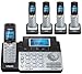 Vtech DS6151 Base with 4 Additional DS6101 Cordless Handsets Bundle