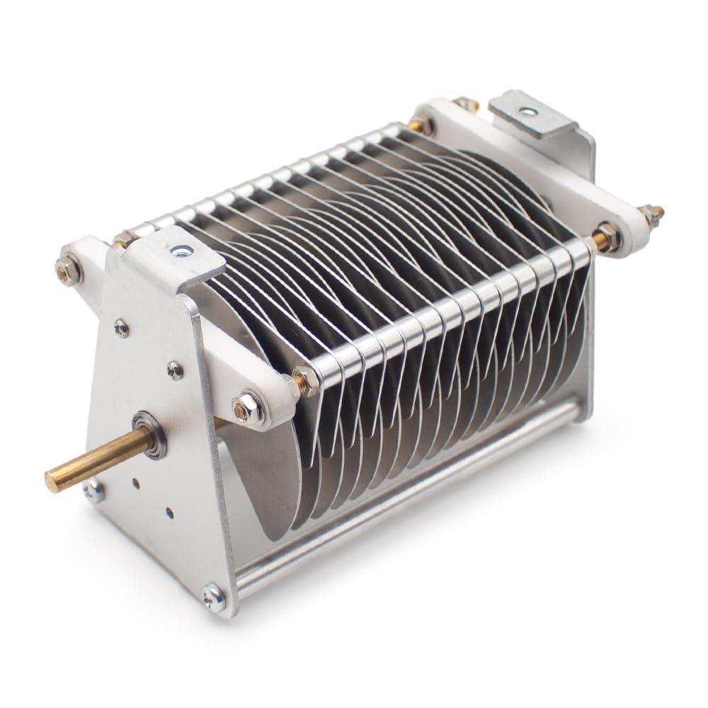 Toplionace Condensatore Variabile ad Aria 20-240P, Condensatore di Sintonia ad Alta Tensione 2kv per Progetti di Radio e Amplificatori