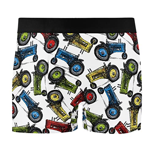 Men's Underwear Boxer Brief Breathable Boxers Trunks for Men, S M L XL XXL