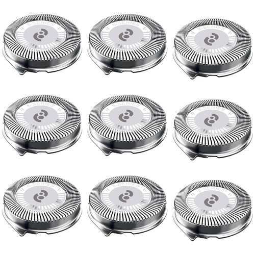 Image of HQ8 Replacement Heads for Philips Norelco Shavers, HQ8 Blades New Upgraded, 9-Pack