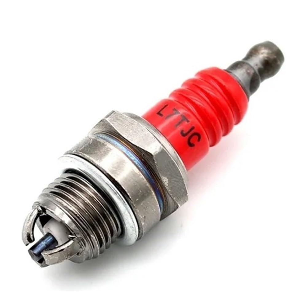Lot de 10 bougies d'allumage L7TJC compatibles avec les tronçonneuses et les débroussailleuses.