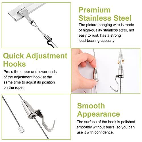UFURMATE Picture Hanging Kit with Hooks - Image 4