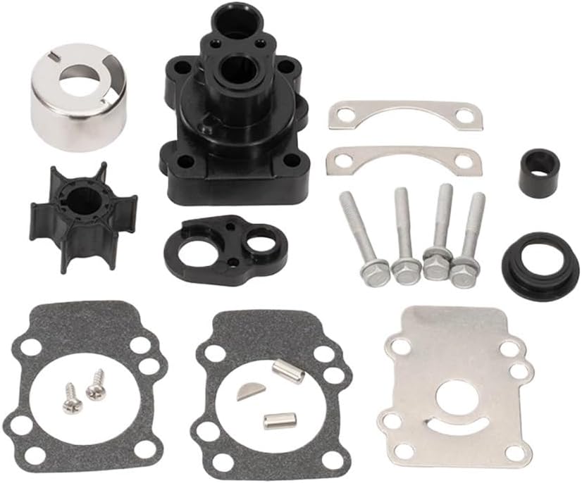 Water Pump Repair Kit with Housing for 9.9HP 15HP Boat Motor 682-W0078-00 682-W0078-01 682-W0078-A1 18-3148 18-3411