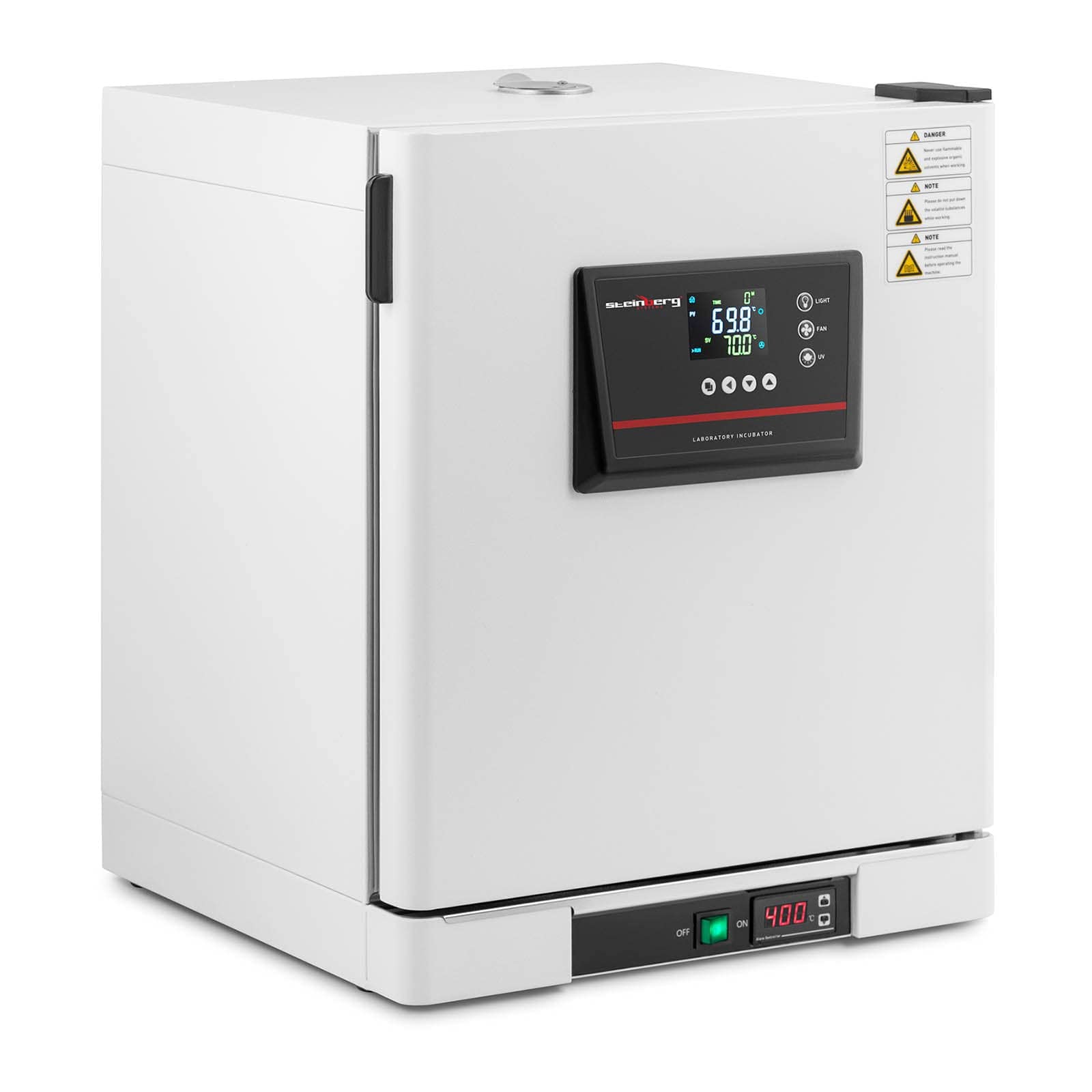 Steinberg Systems SBS-LI-43 Brutschrank Labor bis 70 °C 43 l Umluft Inkubator Labor-Inkubator