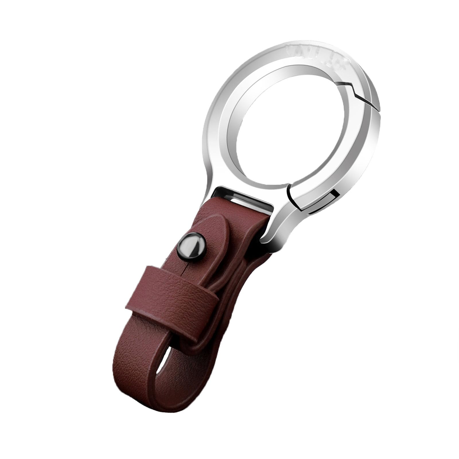 Car Leather Keychain Hook with Zinc Alloy - Durable Stylish Key Ring Portable Easy To Carry, Premium Craftsmanship, Gift for Men & Women-image-16