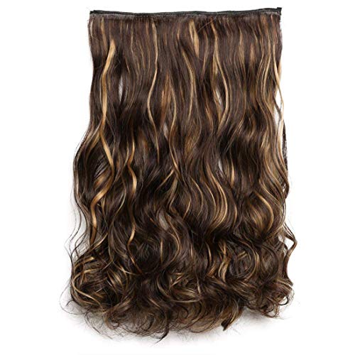 Image of 5Clips 24Inches Based Synthetic Straight Hair Extension for Women (wavy)