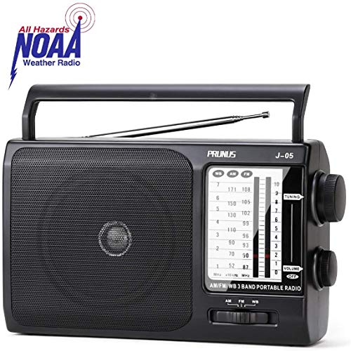 PRUNUS J-05 Transistor Radio Battery Operated AM FM Radio with Excellent Reception, Portable