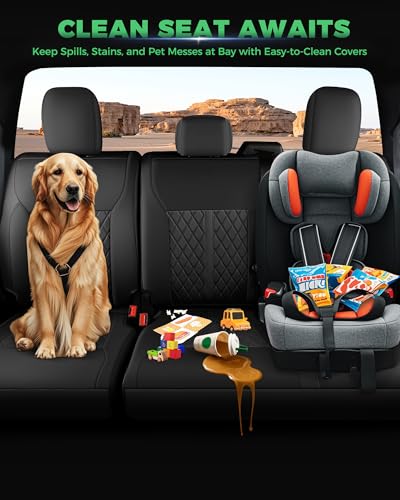 RIDEPOSH F150 Leather Seat Covers
