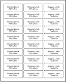 Address Labels for Inkjet Printers 1" x 2-5/8", Pack of 750 Labels