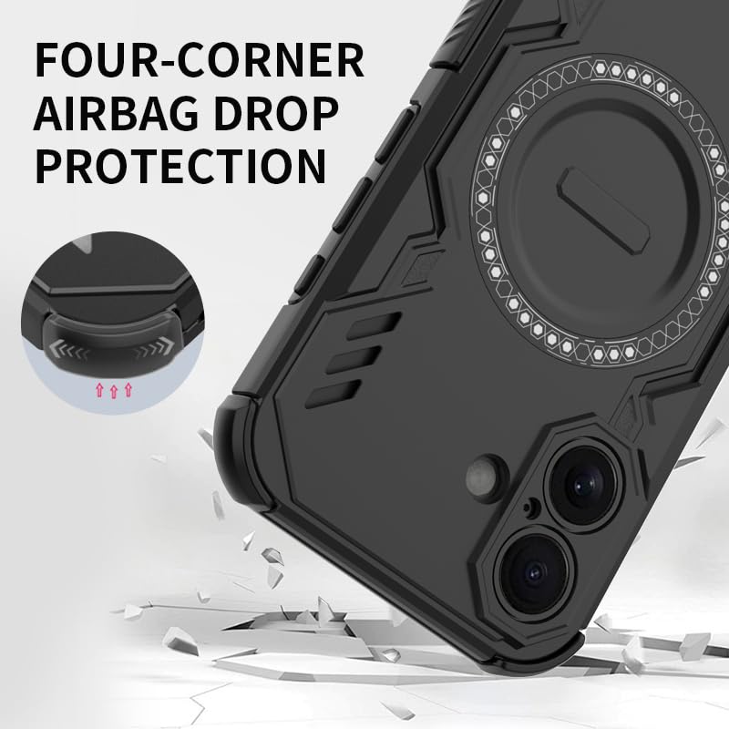 Coque iPhone 16 Plus antichoc avec protège-écran verre trempé