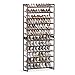 SONGMICS 12-Tier Shoe Rack, Set of 2 Stackable 6-Tier Shoe Organizers, 48-60 Pairs of Shoes, Large Capacity, Metal Mesh Shoe Shelf Storage, Adjustable Flat or Angled Shelves, Bronze ULMR12A