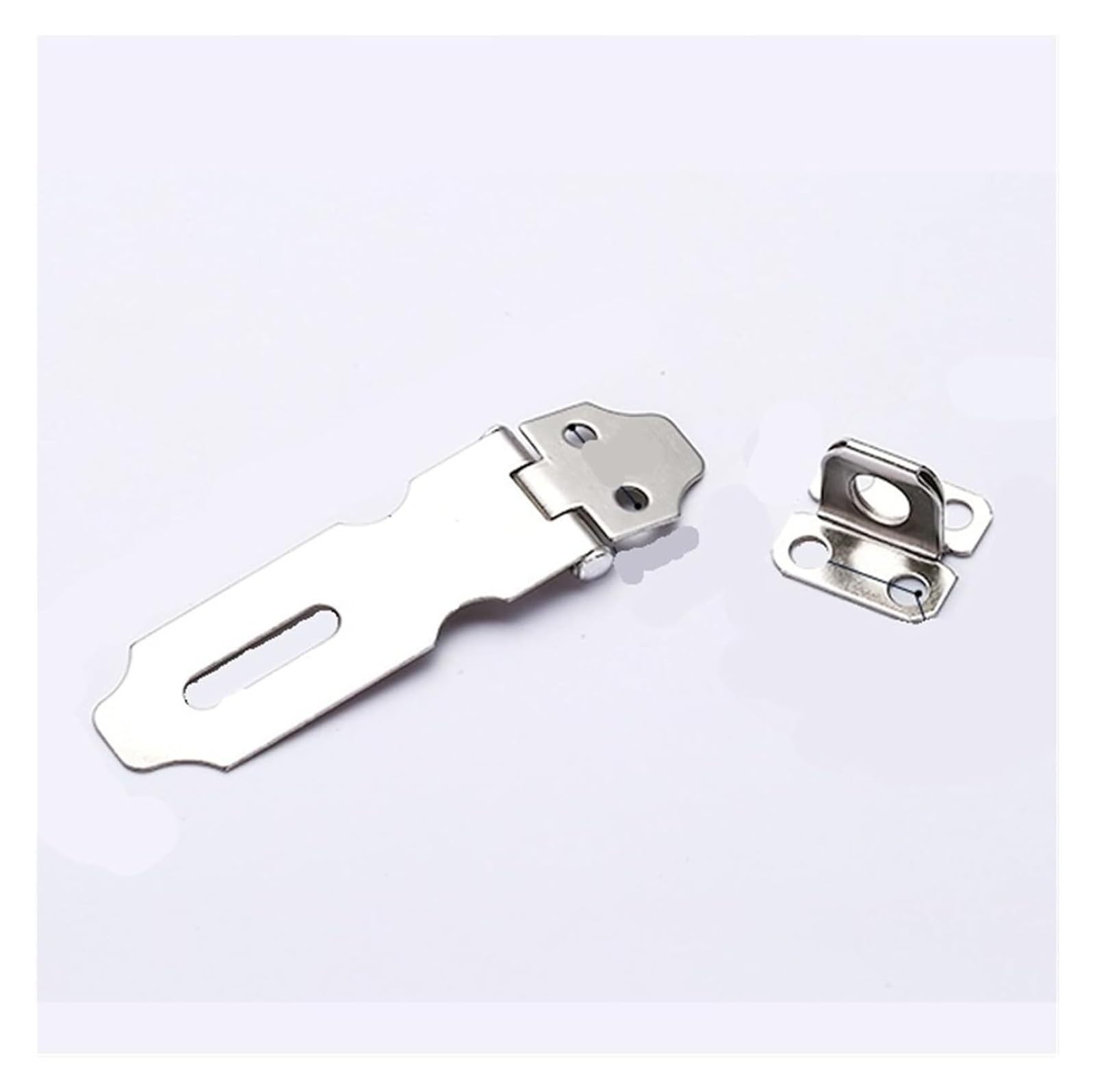 Dqzrtueca One Color Hasp And Staple, Door Padlock Hasp 4 Pcs Stainless Steel 2-5 Inches For Wood Cabinet 30Mm(2 Inch)