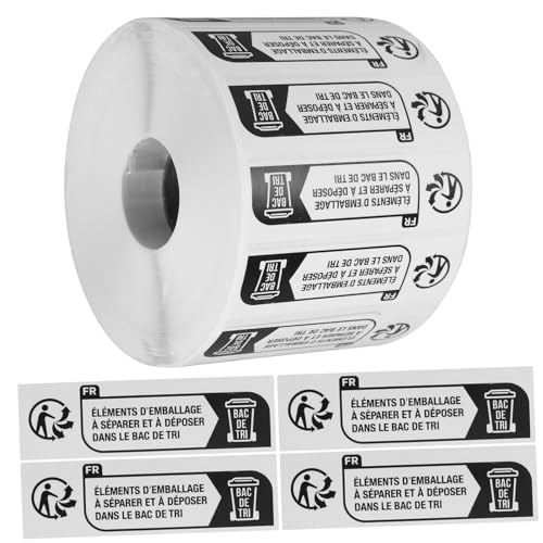 1ロール ラベルステッカー リサイクル ゴミ分別ステッカー ゴミ箱