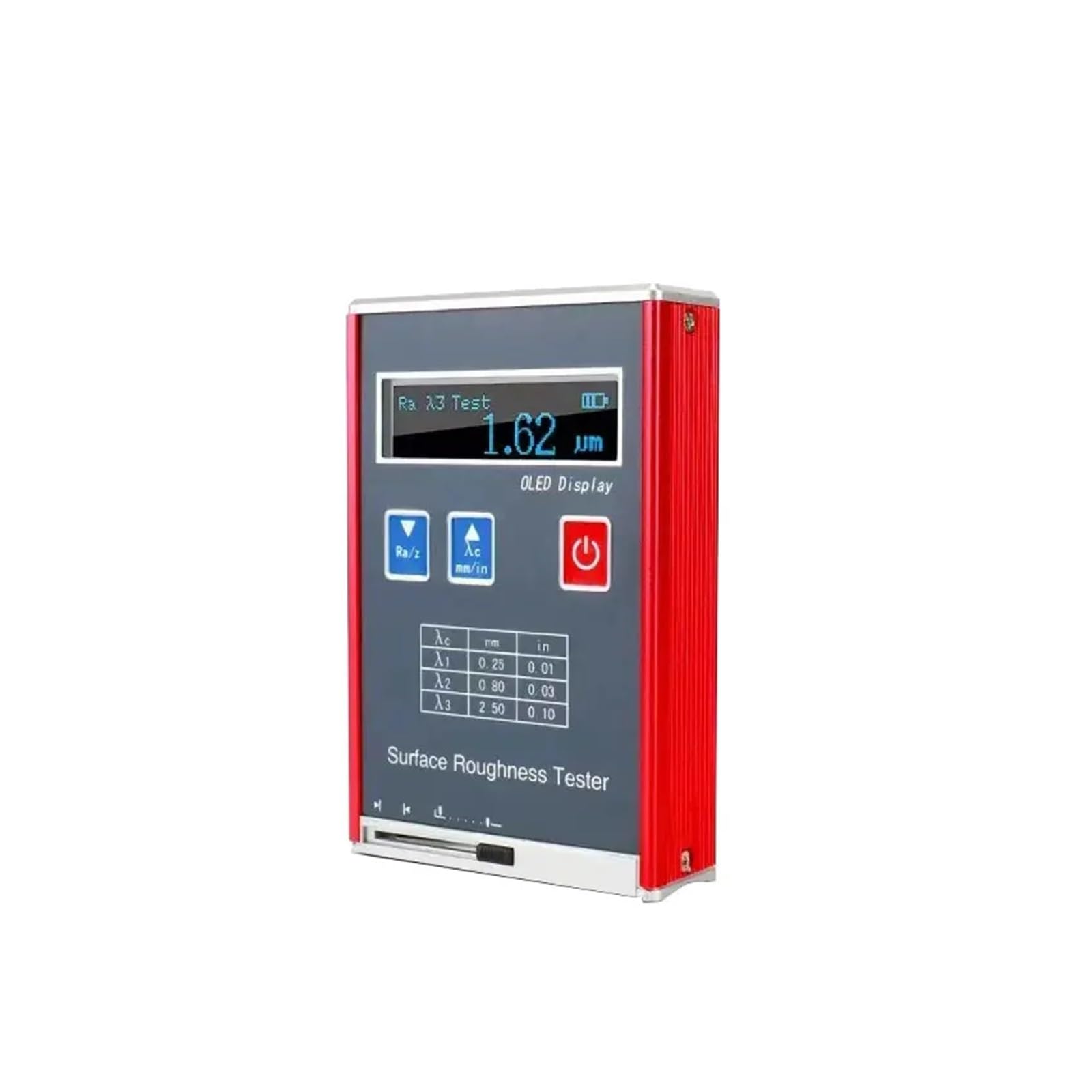 Tester Di Rugosità Superficiale Digitale Con Range Misurazione Ra Rq Da 0,05 A 15, Calibro Profilometro Superficie Portatile,Risultati Affidabili