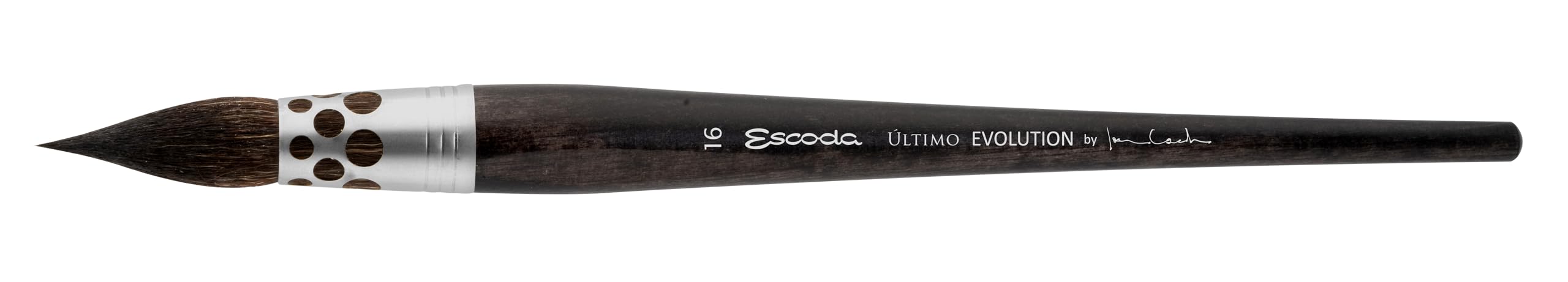 Escoda | Acuarela | Último Evolution Round Mop #16 | Tamaño 16 | 1 pincel | Tendo sintético | Mopa redonda