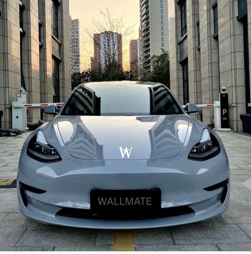 Image of WALLMATE Glossy Nado Grey Car Sticker Self Adhesive Bubble Free Vinyl Wrap for Car, Scooty, Cycle, Bike and Other Vihicle Interior & Exterior Decoration (Nado Grey Gloosy, 20X48 in)