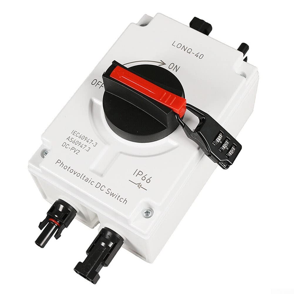 Eosnow Interrupteur de déconnexion solaire, isolateur PV, étanche IP66