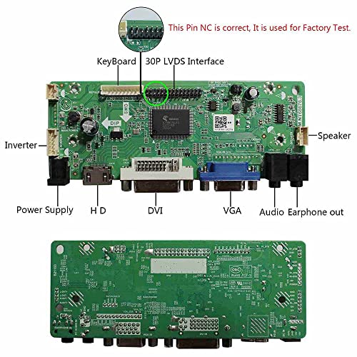 Image of VSDISPLAY 10.1'' 1920x1200 LCD Screen VS101WUM-N20 with DVI VGA LCD Board | 16:10 Display Monitor
