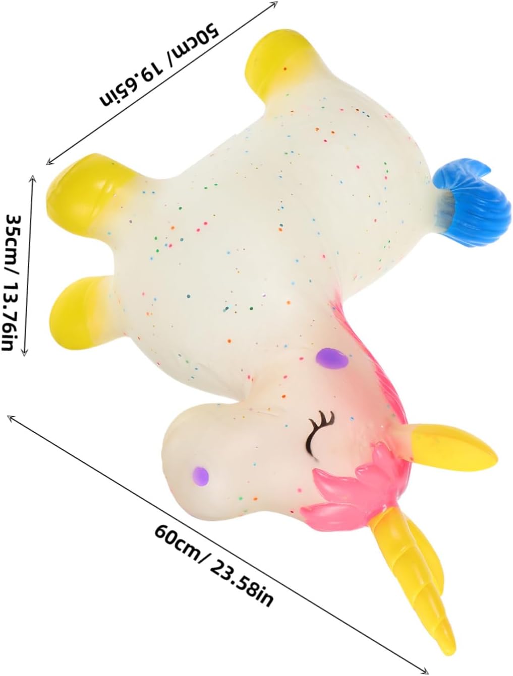 Horse for Toddlers Thick and Bouncing Animal Toy for Boy Girl for Balance Training and Indoor and Girls