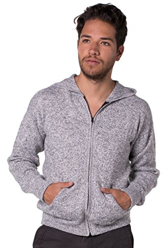 Gamboa Gray Alpaca Sweater with Pockets (Medium)