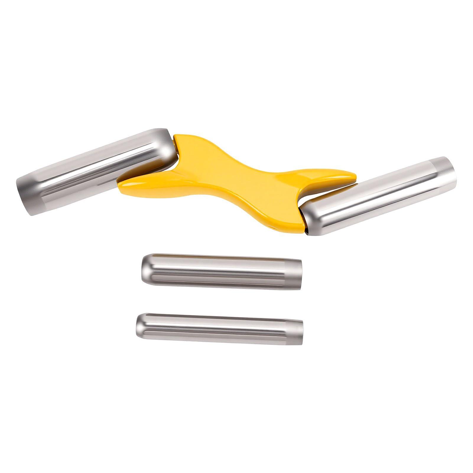 Yobadam Bricklaying Jointer Ergonomic Heavy Duty Tool Set for Professional Wall Mortar Jointing (Yellow)