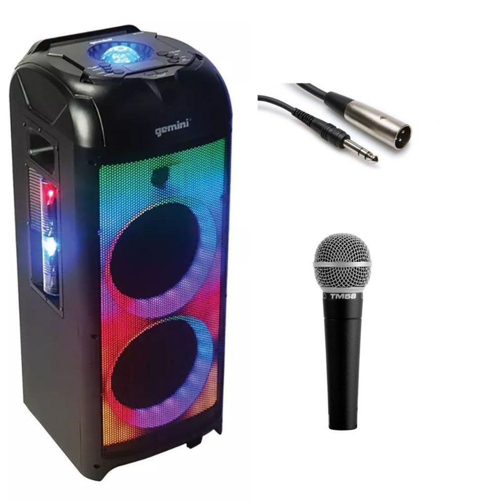 Gemini deck 6種セット Amazon.com: Gemini Sound GPLT-360 Portable 1000 Watt Wireless Self