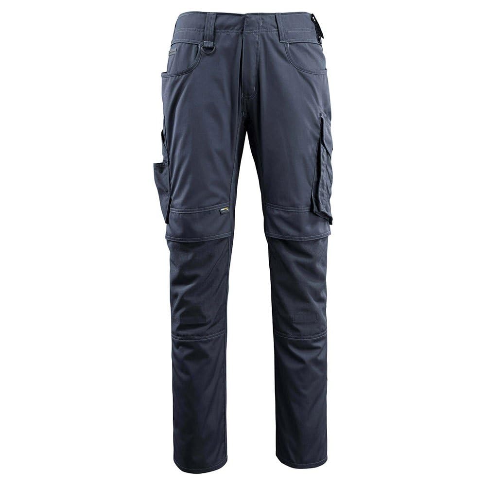 Mascot Dark Navy 16079-230-010 Lemberg Unique Extra Lightweight Trouser With Kneepad Pockets, Size 90C56,
