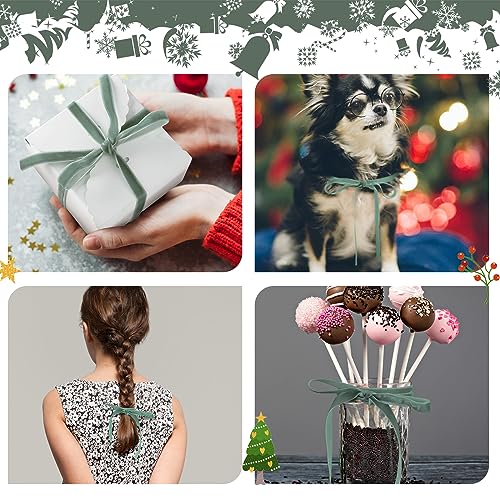 Cindeer Nastri di Velluto Natalizi da 100 Iarde