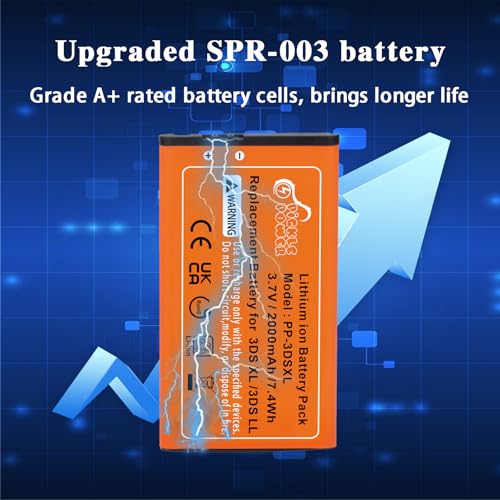 Image of Pickle Power 3DS XL Battery, 2000mAh SPR-003 Battery Replacement for Nintendo 3DSXL /New 3DSXL / 3DS LL /New 3DS LL Game Console, with Repair Tool Kit