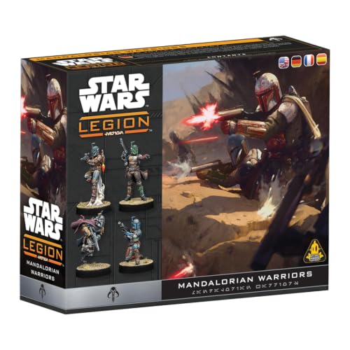 Star Wars Legión Mandalorian Warriors juego de miniaturas de expansión Asmodee en español