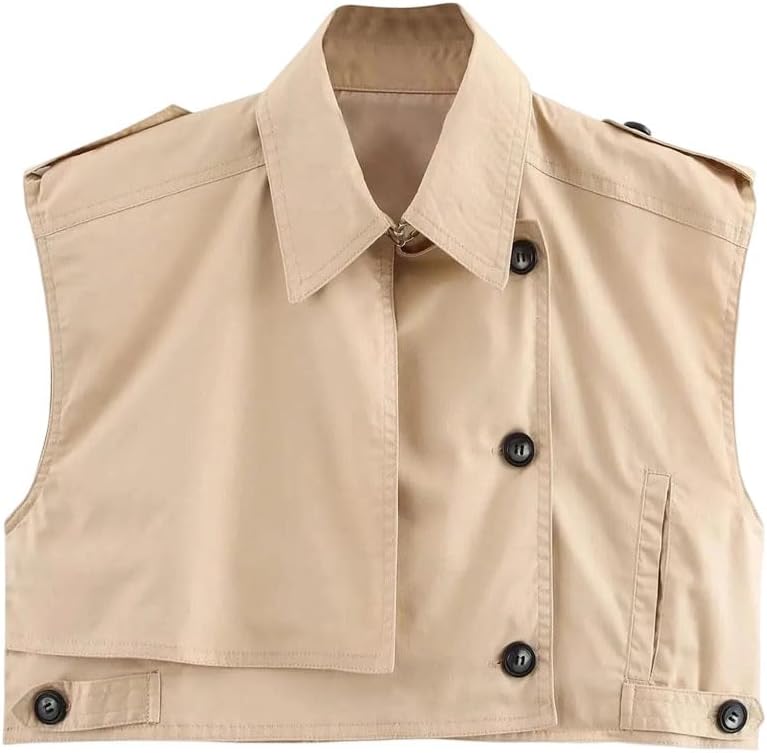 Women's Lapel Button Sleeveless Suit Asymmetry Vest Slim Casual Zipper Shorts Sets