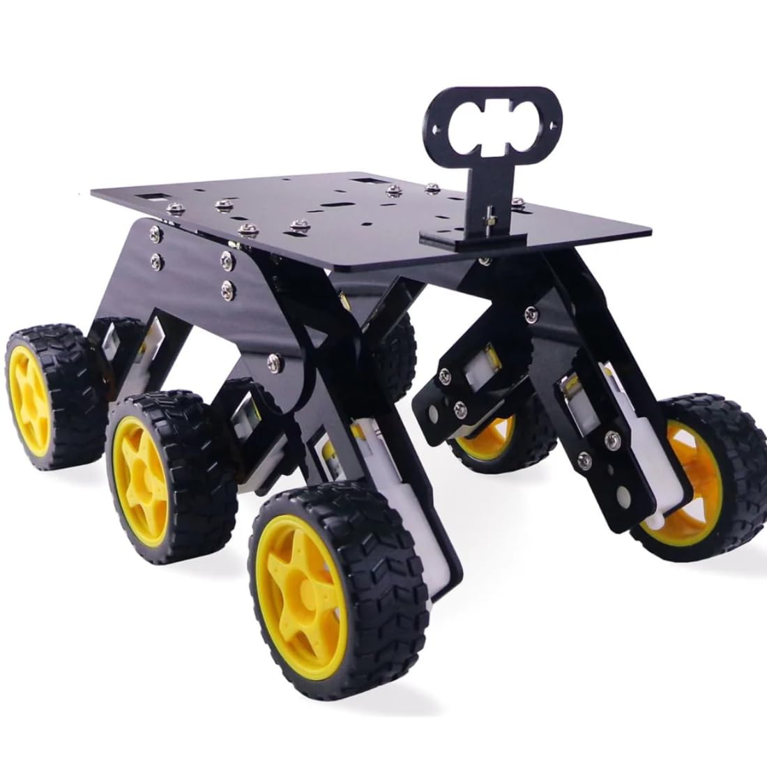 Acrylic 6WD Curious Rover Chassis DIY Robotics Kit-image-0