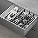 Metaltex Multi-Fit PLUS Besteckeinsatz, variabler Schubladenteiler