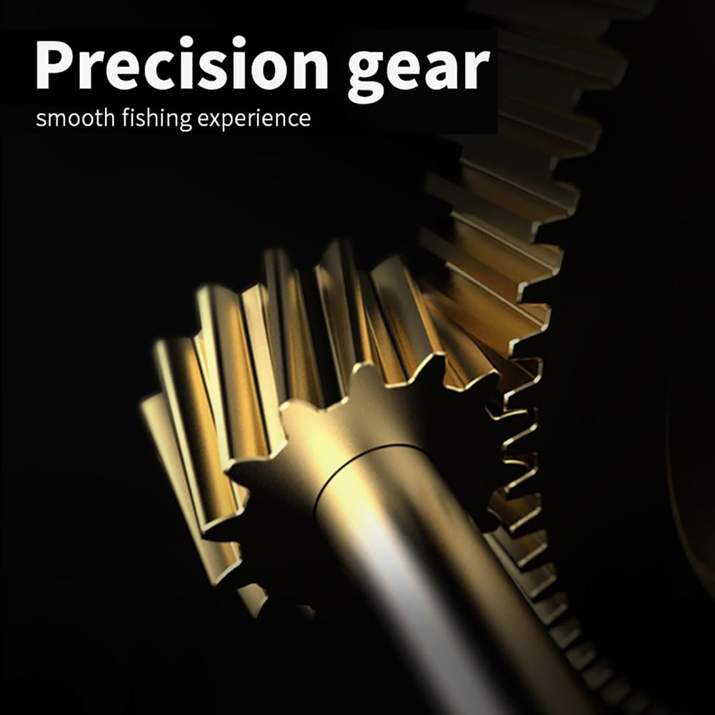Baitcast-Rollen, 8 kg Max Drag Baitcast-Rollen, 7,2:1 Übersetzung, Angelrolle zum Baitcasten, 12 + 1 BB Köderrolle, Low-Profile-Angelrolle mit kompaktem Design