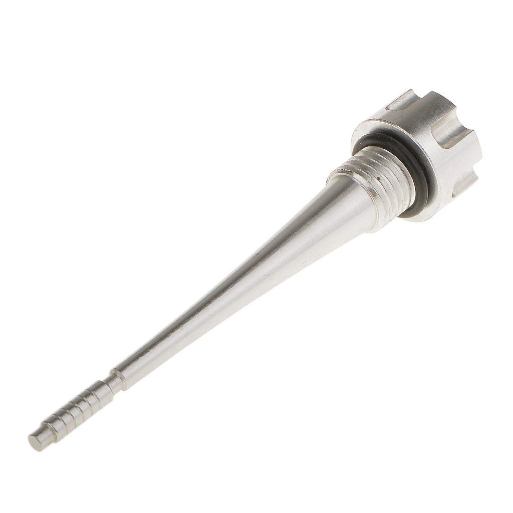 STORE99® CNC Engine Oil Dipstick Engine Parts For 110-140cc Dirt Bike Motorbike - white