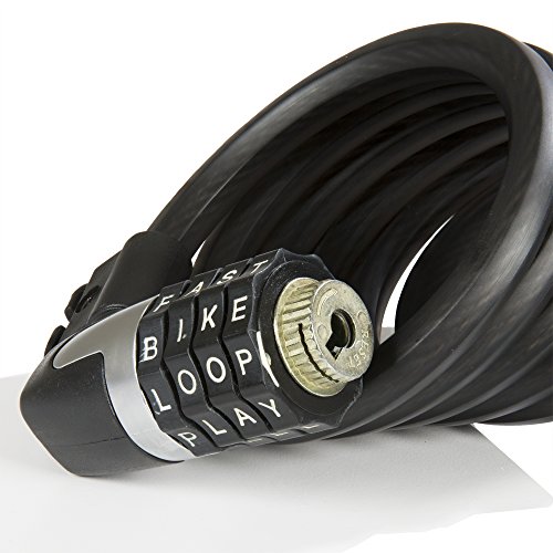 Wordlock Wlx Bike Lock, 12Mm/6', Assorted Colors #TOP5