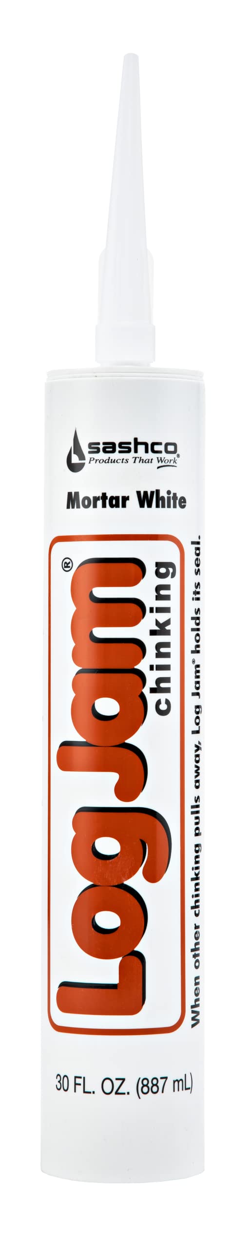 Sashco Log Jam Acrylic Latex Chinking Caulk, 30 oz Cartridge, Buff (Pack of 1)