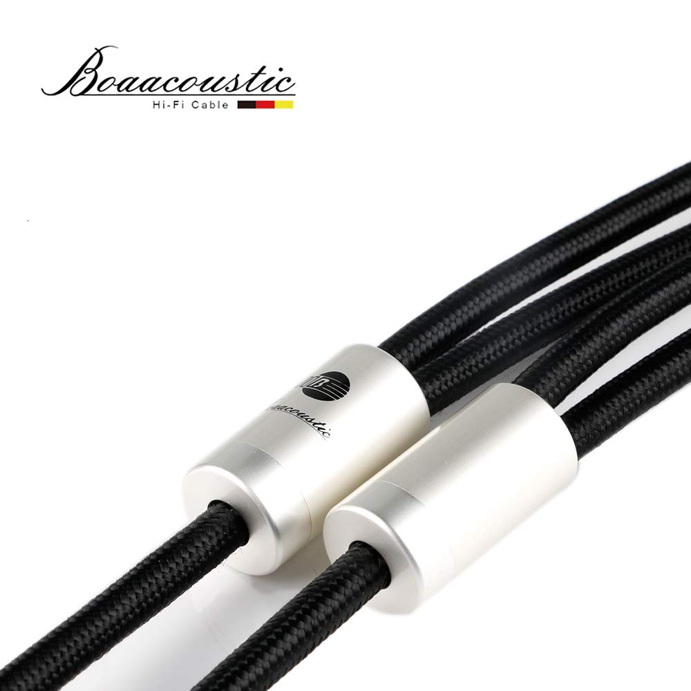 Amazon | BOAACOUSTIC JIB 4N OFC HiFi 2RCAオスから2RCAオス