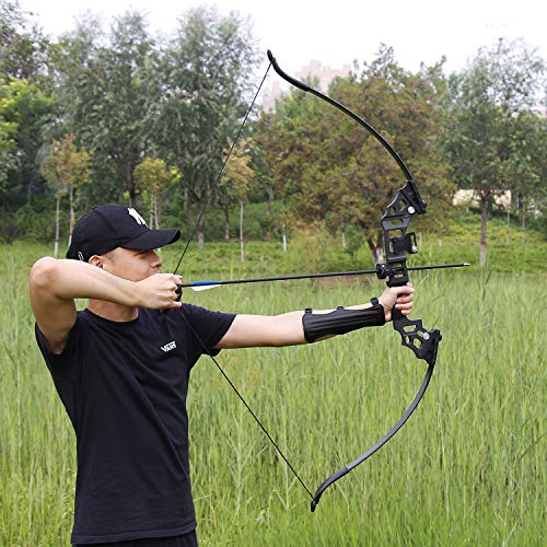 Reawow Recurve Bows For Adults Archery Bow And Arrows Sets Hunting Takedown Bow 52In Adult Teens Beginner Right Handed Shooting Practice 6 Carbon Arrows … thumb #5