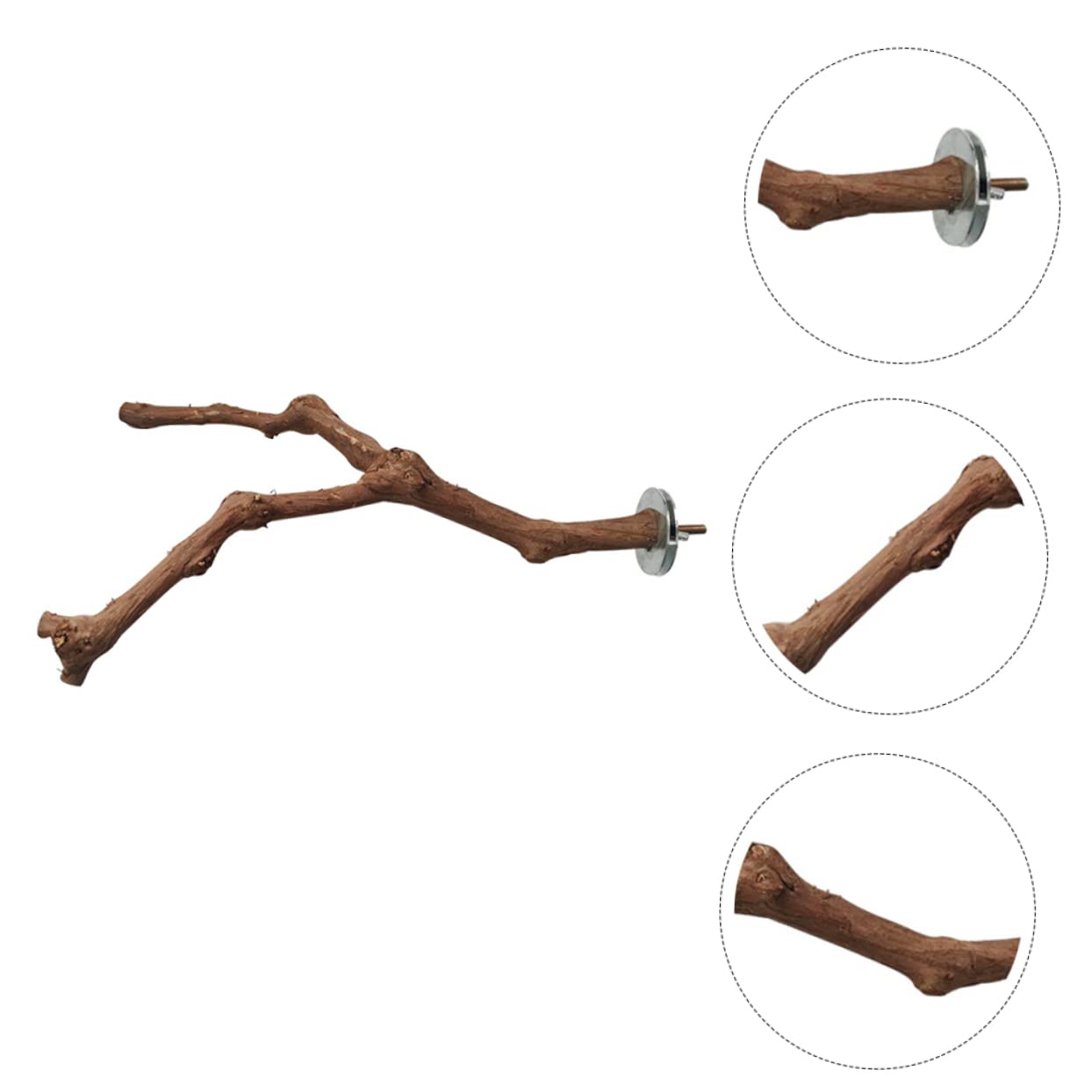 DOITOOL 3stücke Parrot Standing Bar Aus Naturholz Vogelspielzeug Für Käfige Kletterstange Für Papageien Wellensittiche Und Andere Vögel Einfache Installation Langlebig Und Stabil