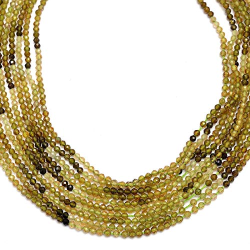 Tourmaline verte perles rondelles pour créer vos bijoux d'été