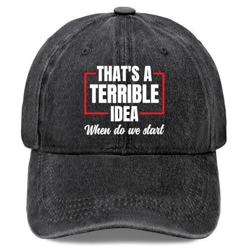 Gorro negro unisex estilo béisbol
