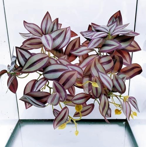 2Pack Reptile Fake Plants for Terrarium, Amphibian Habitat Decor ...