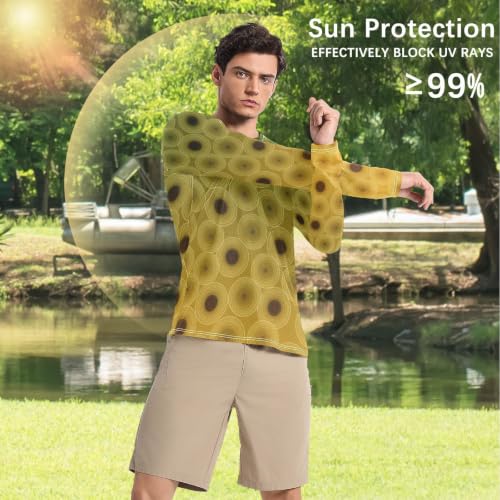 Camisas de natación para hombre UPF 50+ antiestática ropa de playa Wudan 5