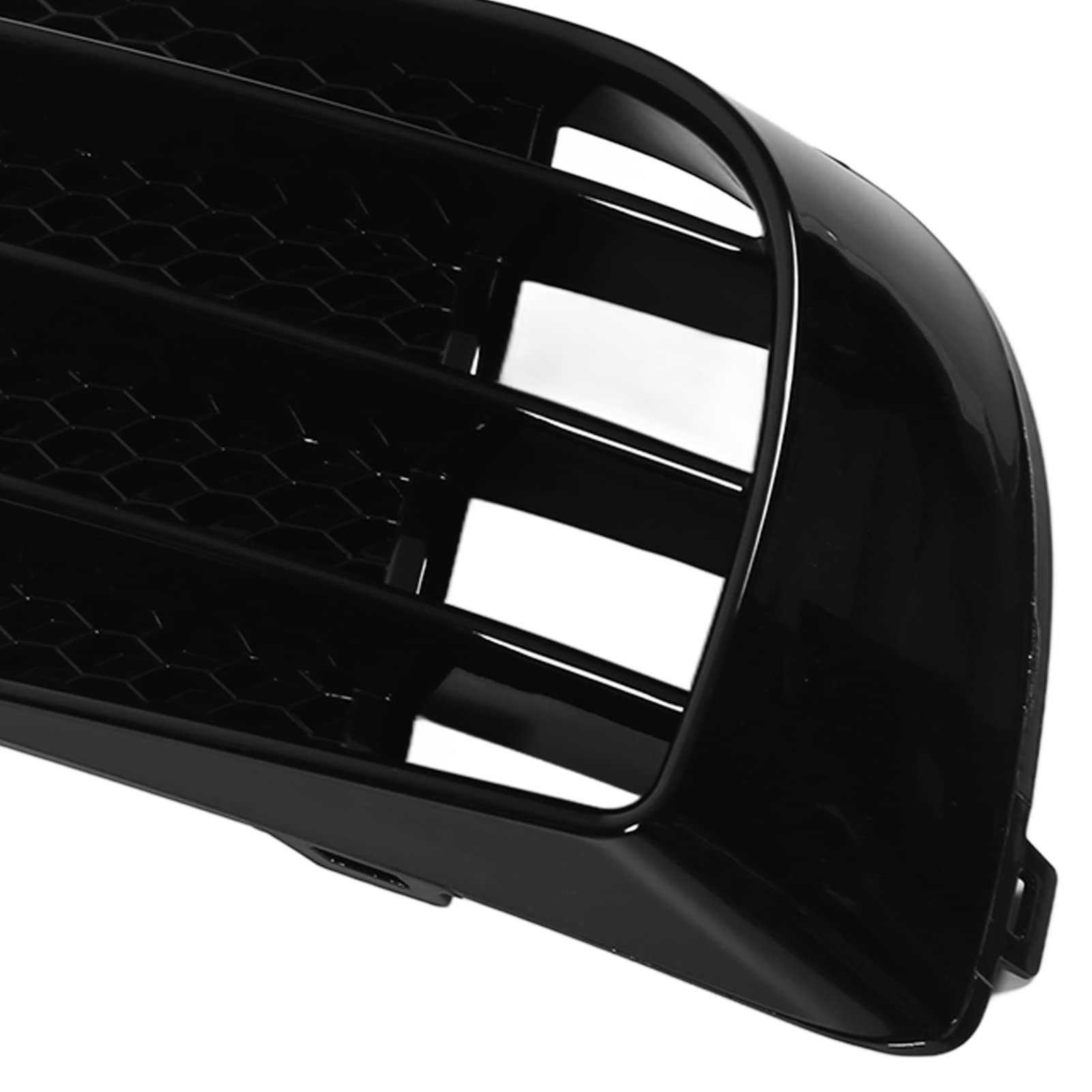 Copertura Griglia Fendinebbia, 1 Paio di Paraurti Anteriore Nero Lucido Copertura Griglia Fendinebbia Sostituzione Cornice Cornice Fendinebbia per 6 MK6 GTD 2008‑2013