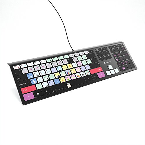 Backlit Illuminated Adobe Illustrator Keyboard - PC Windows - by Editors Keys - No.1 Seller