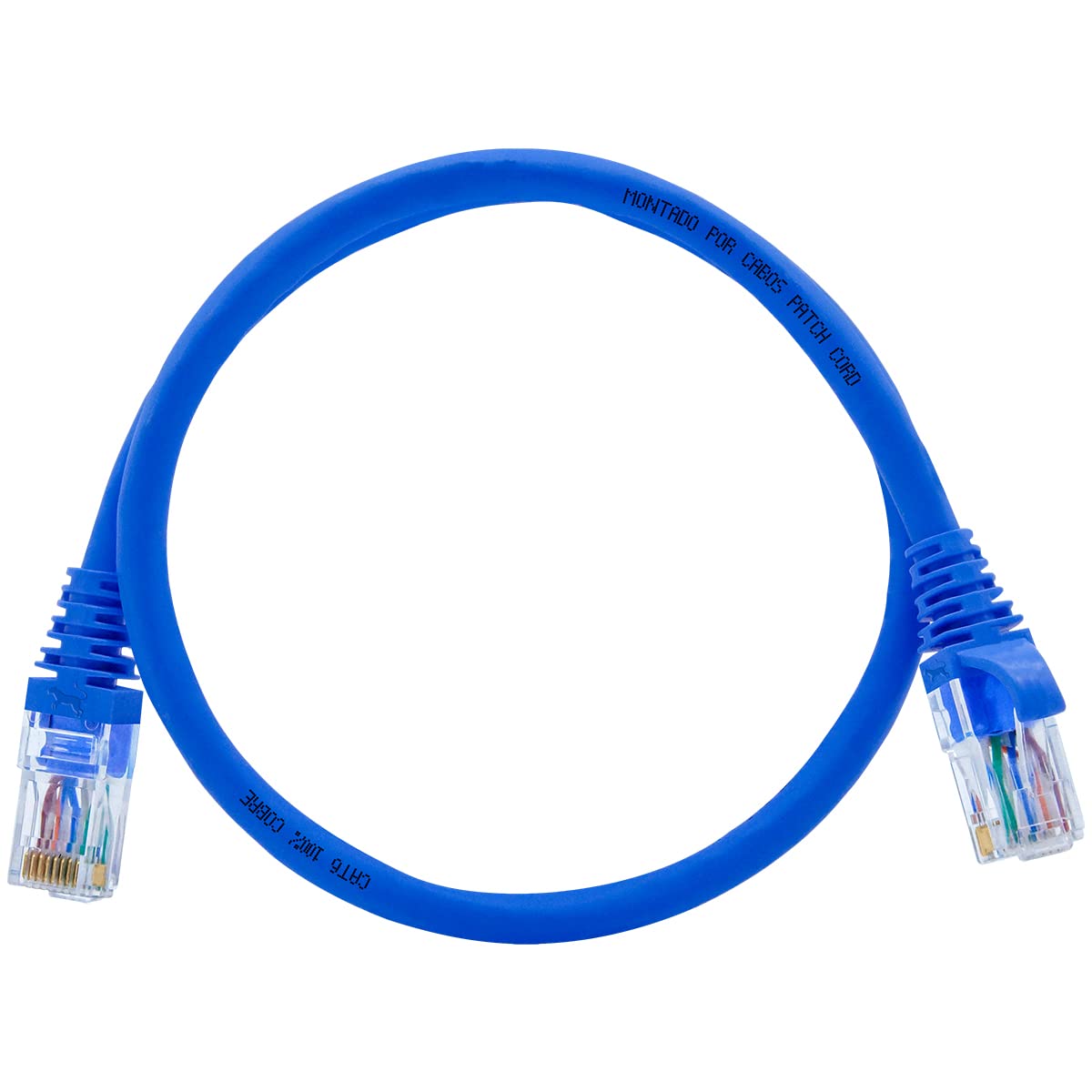 Cabo de Rede 50 Centímetros Patch Cord Cat6 100% Cobre Furukawa Sohoplus 50cm (Blue)